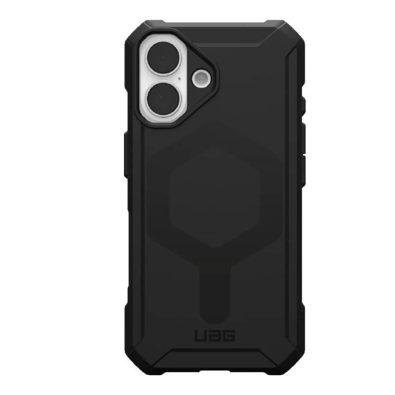 UAG Essential Armor MagSafe Apple iPhone 16 Plus (6.7') Rugged Case - Black (114447114040), 15ft. Drop Protection (4.6M), 10 Yea