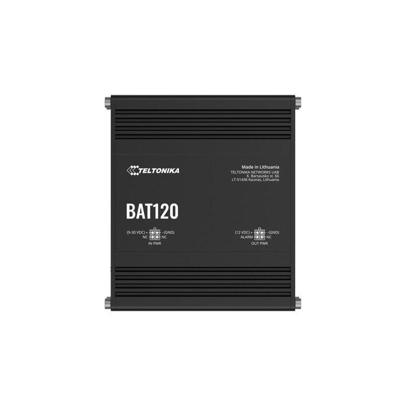 Teltonika Uninterruptable Power Supplies, Two 4-pin DC ports Power Supply, DIN rail and surface mounting options - 6hrs Runtime 