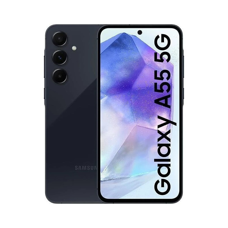 Samsung Galaxy A55 5G 128GB - Awesome Navy*AU STOCK*, 6.6', Full HD+,120Hz, 8GB/128GB, 50MP/32MP, Single+ eSIM, 5000mAh, 2 Years