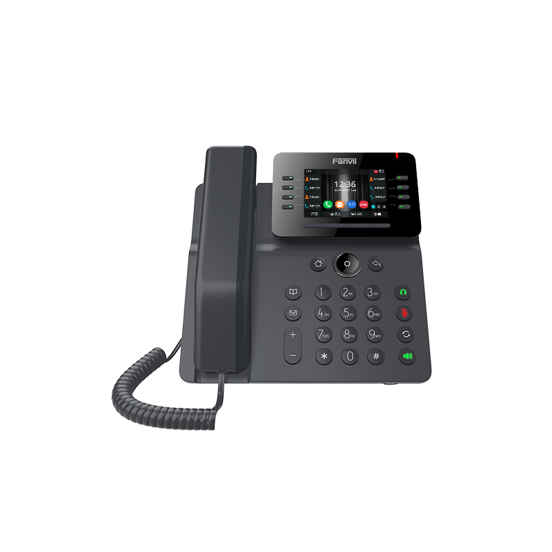 Fanvil V64 Prime Busines Phone, 3.5' Color Screen, Built in WiFi & BT, Dual Gigabit Ports, PoE, 12 Lines, SBC Ready, 2 Year WTY