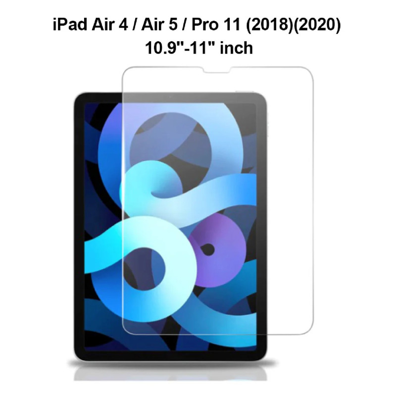 USP Apple iPad Air (10.9') (5th/4th Gen) / iPad Pro (11') (4th/3rd Gen) Tempered Glass Screen Protector : Full Coverage, 9H Hard