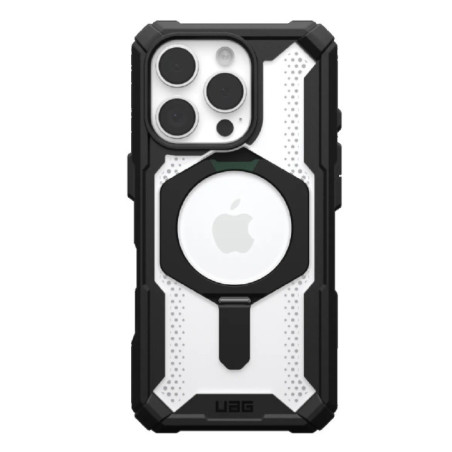 UAG Plasma XTE MagSafe Apple iPhone 16 Pro (6.3') Rugged Case - Black/Clear (11447411404G), 20ft. Drop Protection (4.8M), 1 Year