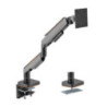Brateck Single Heavy-Duty Gaming Monitor Arm Fit Most 17'-49' Monitor Up to 20KG, Fit Curved Monitor,  VESA 75x75,100x100 (LS)