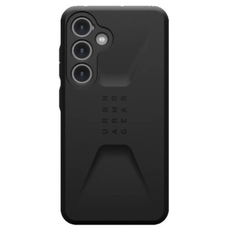 UAG Civilian Samsung Galaxy S24 5G (6.2') Rugged Case - Black (214437114040), 20ft. Drop Protection (6M), Raised Screen Surround