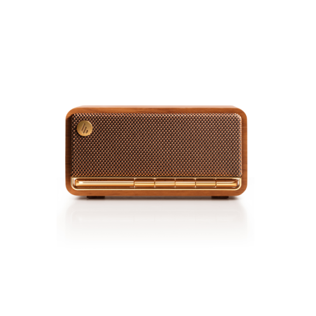 Edifier MP230 BROWN Portable Bluetooth Retro Speaker - Bluetooth 5.0, AUX, micro SD, USB Audio Streaming, 10hrs Battery Life