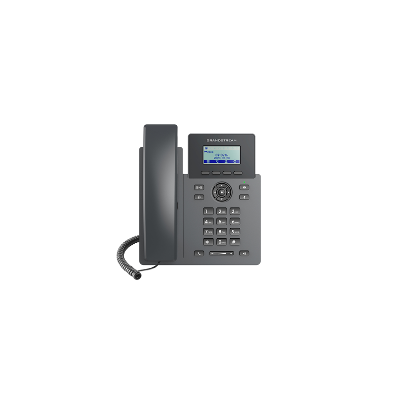 *LS Grandstream GRP2601 Carrier Grade  2 Line IP Phone, 2 SIP Accounts, 2.2' LCD, 132x48 Screen, HD Audio, PSU Included, 5 way C