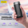 Pisen Pro 65W 20K (20000mAh) Laptop Power Bank (3 Port) + USB-C to USB-C Cable (50cm) - Black, 1x USB-C, 2x USB-A, LED Digital D