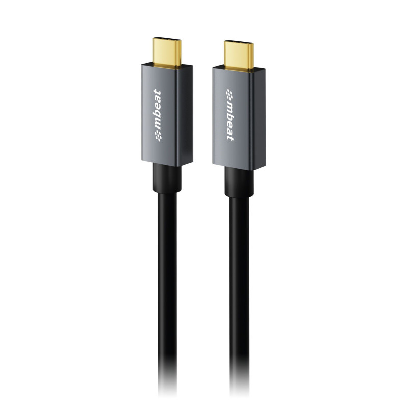 mbeatÂ® Tough Link 1m USB 4.0 USB-C Cable - Space Grey Video Resolution: Maximum 8K/60Hz Package Weight: 85g USB-C 4.0 Product W