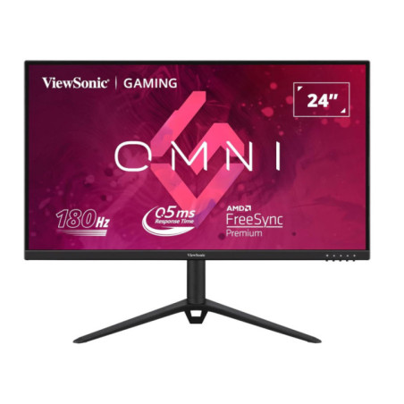 ViewSonic 24' 180Hz 0.5ms, Fast IPS, Crisp Image and Smooth play. VESA Clear MR certified, Freesync, Adaptive Sync, Speakers, HD