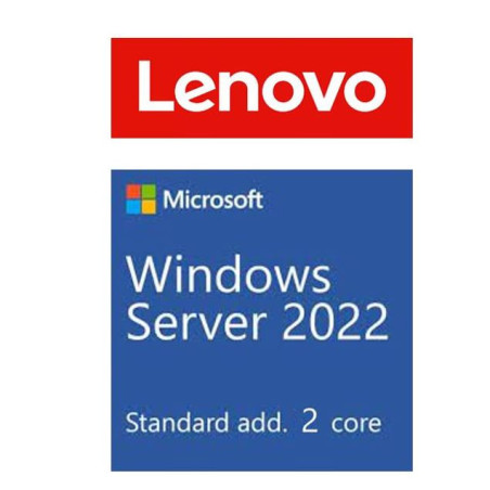 LENOVO Windows Server 2022 Standard Additional License (2 core) (No Media/Key) (Reseller POS Only  ST50 / ST250 / SR250 / ST550 