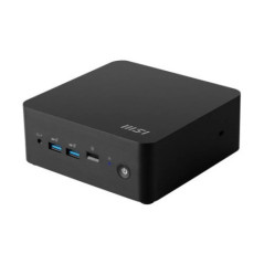 MSI Cubi NUC 1M-017BAU miniPC barebone, Black Intel Core 3-100U DDR5 2*M.2 2*HDMI 2*TBT 2*LAN Wifi6 Card Reader Switch Cable 3Y