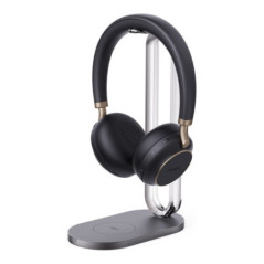 Yealink BH76 Teams ANC Bluetooth Headset With Charging Stand, Black, USB-A, Includes Charging Stand, Rectractable Microphone Up 
