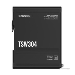 Teltonika TSW304 DIN Rail Ethernet Switch, 4x Gigabit Ethernet with speeds of up to 1000 Mbpsl, Wide Range of Voltages, PSU excl