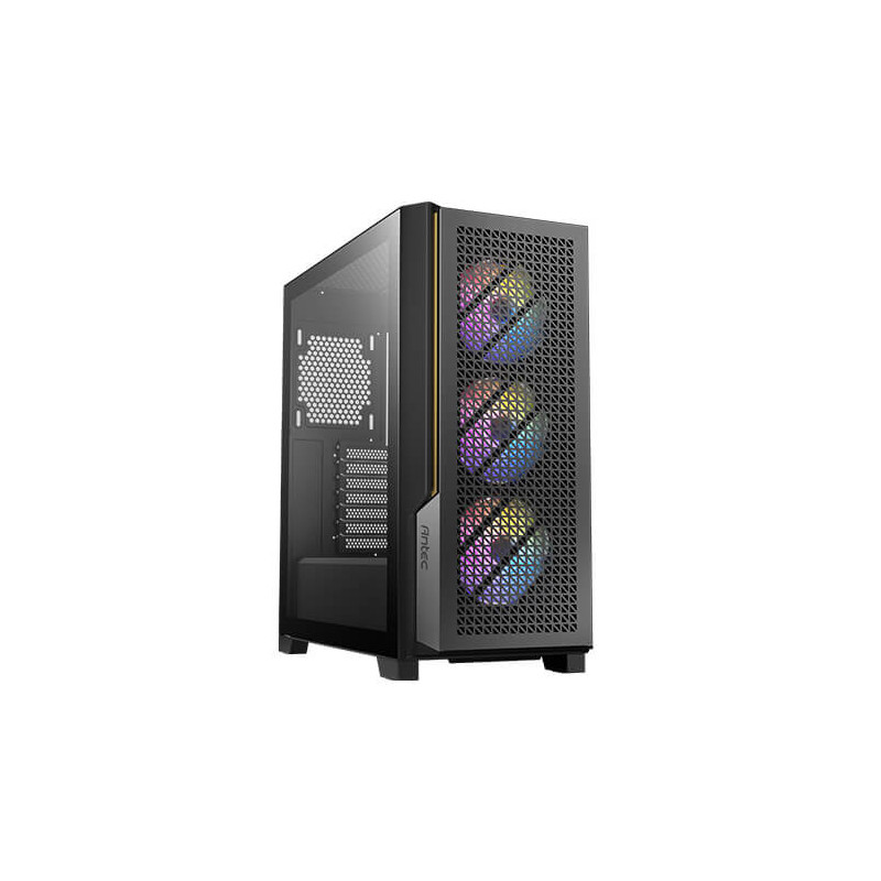 Antec P20C ARGB, ATX, E-ATX, High Airflow, USB-C, Cable management, 4x HDD/SSD , 375mm GPU, 170mm CPU, 3x ARGB PWM 12CM,Fan Cont
