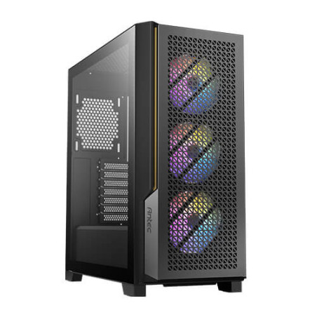 Antec P20C ARGB, ATX, E-ATX, High Airflow, USB-C, Cable management, 4x HDD/SSD , 375mm GPU, 170mm CPU, 3x ARGB PWM 12CM,Fan Cont