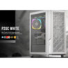 Antec P20C White, ATX, E-ATX, ATX, USB-C, Cable management , 4x HDD or SSD , 375mm GPU, 170mm CPU  3x PWM white 12 CM Fan, Tempe