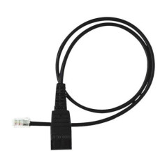 Yealink QD-RJ9-CORD,  QD to RJ Cord for YHS36/YHS34/YHS34 Lite, Quick Disconnect (QD) to RJ9 converter for Yealink YHS34, YHS34 
