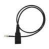 Yealink QD-RJ9-CORD,  QD to RJ Cord for YHS36/YHS34/YHS34 Lite, Quick Disconnect (QD) to RJ9 converter for Yealink YHS34, YHS34 