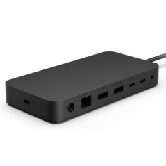 Microsoft Surface Thunderboltâ¢ 4 Dock Station 4K 165W 40Gbps USB-C USB-A 3.5mm Audio Jack 2.5G Ethernet Go2/3 Studio Pro 7/7+/