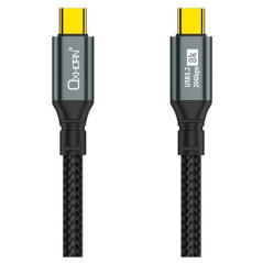 Oxhorn 2m USB-C to USB-C USB 3.2 Gen2 Braided 20Gbps 8K@60Hz 5A 20V 100W PD Fast Charging Video Cable for Laptop Phone Tablet Do