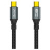 Oxhorn 2m USB-C to USB-C USB 3.2 Gen2 Braided 20Gbps 8K@60Hz 5A 20V 100W PD Fast Charging Video Cable for Laptop Phone Tablet Do