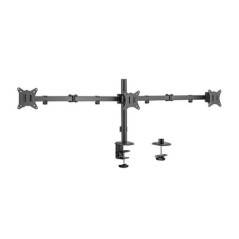 Brateck Triple-Monitor Steel Articulating Monitor Mount Fit Most 17'-27' Monitor Weight Capacity (per screen):7kg, VESA: 75x75,1