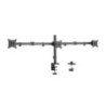 Brateck Triple-Monitor Steel Articulating Monitor Mount Fit Most 17'-27' Monitor Weight Capacity (per screen):7kg, VESA: 75x75,1