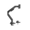 Brateck LDT81-C012-B NOTEWORTHY HEAVY-DUTY GAS SPRING MONITOR ARM For most 17'~49' Monitors, Fine Texture Black (LS)