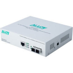 Alloy POE3000LC 10/100/1000Base-T PoE+ RJ-45 to 1000Base-SX Multimode (LC) Converter. Wavelength: 850nm. Max. range 550m