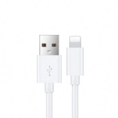 USP Lightning to USB-A Cable (1M) White - Quick Charge & Connect, Fast Charge, Durable & Reliable, Apple iPhone/iPad/MacBook, Hi