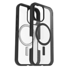OtterBox React MagSafe Apple iPhone 16 Plus (6.7') Case Clear/Black-(77-96235),DROP+ Military Standard,Hard Case with Soft Grip 