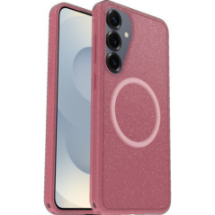 OtterBox Symmetry Clear Magnets Samsung Galaxy S25+ 5G (6.7') Case Foxberry (Pink) - (77-97599), DROP+ 3X Military Standard, 7 Y