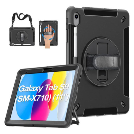 USP Rugged Samsung Galaxy Tab S10 Lite/ Tab S10 FE (11')/ Tab S9 (11')/ Tab S9 FE (10.9') Case - Military-Grade, Adjustable Hand