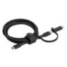 Belkin BoostCharge Pro 2-in-1 Cable With USB-C and Lightning Connector - Black (CAC003fq1.5MBK), 480Mbps, Lightning Connector Ad
