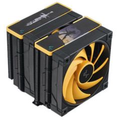 DeepCool AK620 Zero Dark Zoria High Performance CPU Cooler, 2x120mm Fluid Dynamic Bearing Fans, 6 Copper Heat Pipes LGA2066/1851