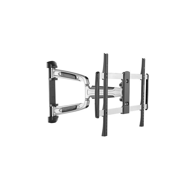 Brateck Chic Aluminum Full-Motion TV Wall Mount For 37'-70' Curved & Flat panel TVs up to 35KG, Matte Black & Metallic Grey  (LS