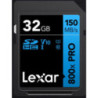 Lexar High-Performance 800x PRO 32GB SDHCâ¢ SDXCâ¢ UHS-I Card BLUE Series read speed up to 150MB/s shoot high-quality images a