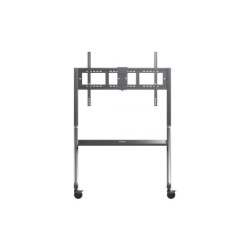 ViewSonic VB-STND-009 Slim Trolley Cart for 55' to 105' Display, Streamlined, height-adjustable design, 360Â° silent wheels with
