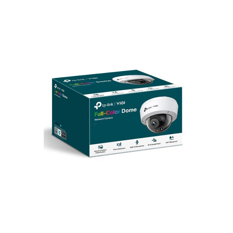 TP-LINK VIGI C240 2.8MM 4MP FULL-COLOUR DOME NETWORK CAMERA, 3YR