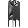 OtterBox React Necklace MagSafe Apple iPhone 15 Pro (6.1') Case Black - (77-93575), DROP+ Military Standard,Detachable Nylon Rop