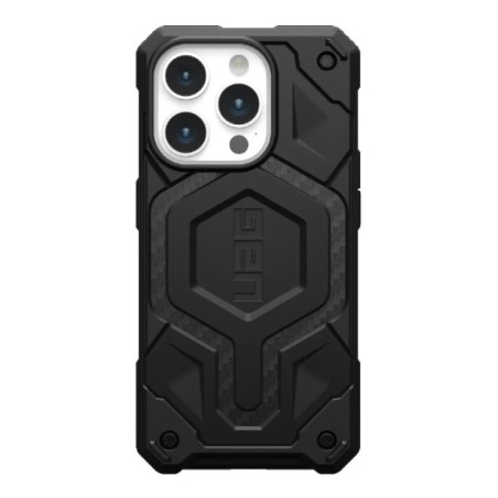 UAG Monarch Pro MagSafe Apple iPhone 15 Pro (6.1') Rugged Case - Carbon Fiber (114221114242), 25ft. Drop Protection(7.6M), 10 Ye