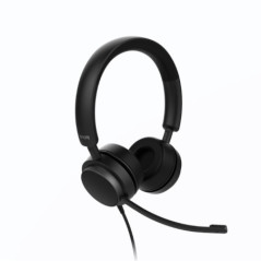 SNOM A310D Corded Headset Duo, Full band audio, High wearing comfort, Lightweight construction, Perfect noise shielding from the
