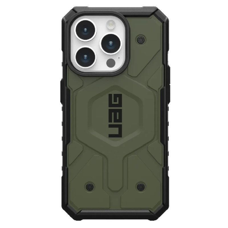 UAG Pathfinder MagSafe Apple iPhone 15 Pro (6.1') Rugged Case - Olive Drab (114281117272),18ft. Drop Protection (5.4M),Tactical 