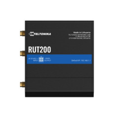 Teltonika RUT200 Industrial Cellular Router, WAN Failover, Compact and Reliable Industrial 4G LTE Router/Firewall, PSU included
