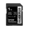 Lexar Professional SILVER PLUS 1TB SDXCâ¢ UHS-I Card speeds of up to 205MB/s and 150MB/s and supports seamless recording of FUL