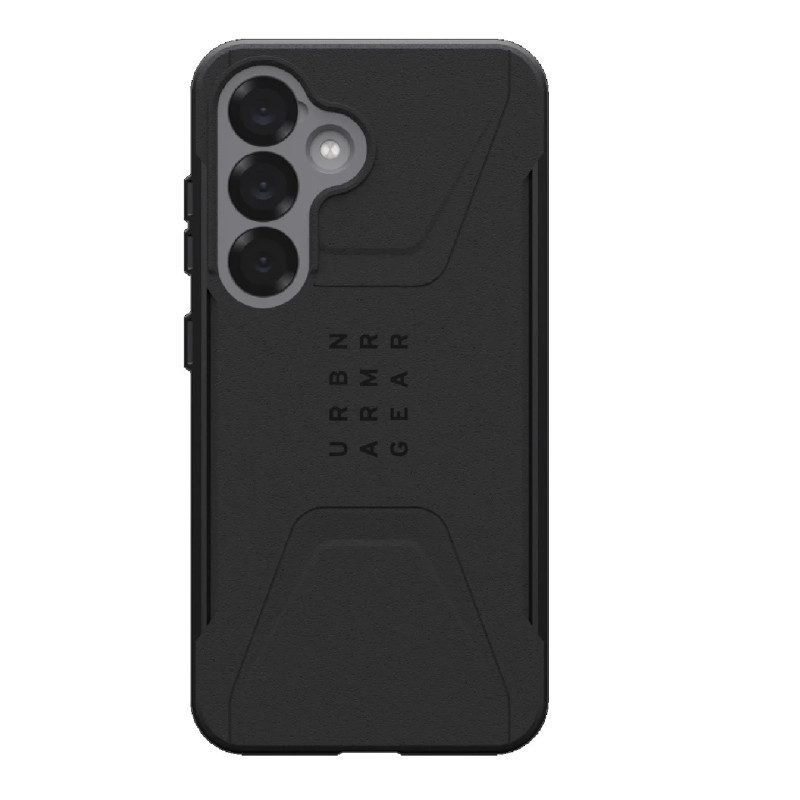 UAG Civilian Magnetic Samsung Galaxy S25 5G (6.2') Rugged Case - Black (214475114040), 20ft. Drop Protection (6M), 10 Years Warr