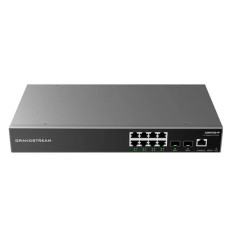 *LS* Grandstream IPG-GWN7811 Layer 3 network switch with 8 RJ45 Gigabit Ethernet ports for copper plus two 10 Gigabit SFP+ ports