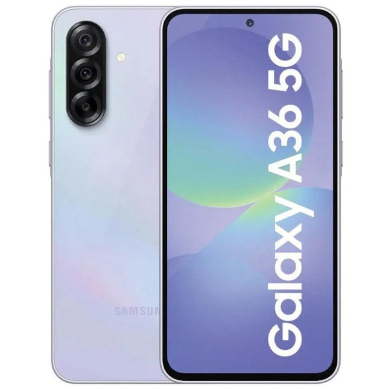 Samsung Galaxy A36 5G 128GB - Awesome Lavender *AU STOCK*, 6.7', Full HD+,120Hz, 6GB/128GB, 50MP/12MP, Single+ eSIM, 5000mAh, 2 