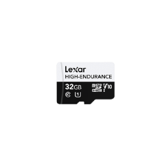 Lexar High-Endurance microSDXCâ¢ UHS-I cards 32G up to 100MB/s read, up to 30MB/s write