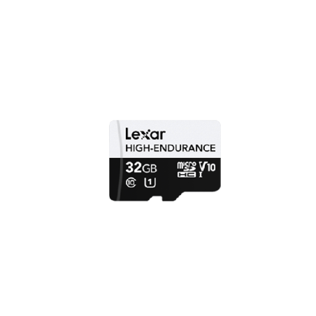 Lexar High-Endurance microSDXCâ¢ UHS-I cards 32G up to 100MB/s read, up to 30MB/s write